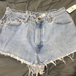 Levi denim shorts